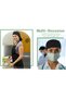 Adjustable Working Cap with Button, Satin-Lined Cotton Working Hat Sweatband One Size - 5