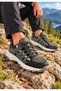Palet 4394 Men's Khaki Color Trekking Non-Slip Sole Lace-Up Casual Sports Shoes