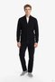 Men's Black Regular Fit Knitwear Sweater - 3