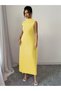 Rochie maxi, galben - 3