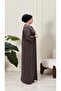 Women's Plus Size Square Neck Modal Combed Cotton Dress - 3