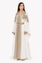 Women's Long Caftan with Shiny Stones and Embroidery Work Model 14 - 2