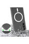 Galaxy S23 Fe Case Thick Silicone Magsafe Camera Raised Transparent - 4