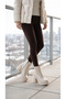 Simple High Thick Heeled Women's Short Boots with Side Zipper - 6