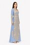 Women's Embroidered Two Piece Long Caftan Kaftan Dress 07 - 3