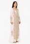 Women's Embroidered Two Piece Long Caftan Kaftan Dress 07 - 3