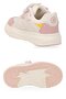 White-Powder Velcro Laced Thick Comfortable Sole Girls' Sports Shoes Odessa P - 5
