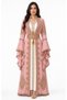Women's Long Caftan with Handwork Stones and Embroidery on It Model 10