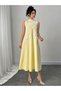 Rochie maxi, galben - 5