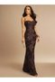 Rochie maxi, maro - 4