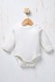 Baby Girl Floral Detailed Tulle Dress with Inner Bodysuit, Shoes and Bandana as a Gift - 4