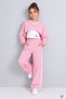 Pink Girls' Crop Top, Chain Detailed Wide Leg Pants 3-Piece Set 24999 - 3
