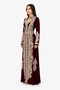 Women's Embroidered Two Piece Long Caftan Kaftan Dress 07 - 2