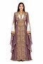 Women's Long Shiny Stone Detailed Two-Piece Kaftan Model 11