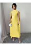 Rochie maxi, galben - 6