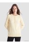 Peak New Season Beige Crew Neck Women's Knitwear Tunic