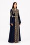 Women's Long Caftan with Shiny Stones and Embroidery Work Model 14 - 3