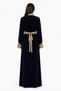 Women's Long Caftan with Shiny Stones and Pearl Work, Model 12 - 4