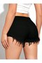 Denim shorts, black - 2