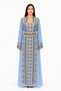 Ladies Long Caftan with Embroidery and Shiny Stone Work for Women 09