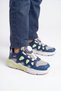 Navy Blue Wide Fit Mesh Lightweight Flexible Boys' Sports Shoes Evan F