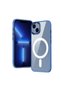 iPhone 13 Case Magsafe Transparent Back Face Camera Raised Silicone - 3