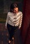 Women's Chinese Buttoned Knitwear Jacket - 6