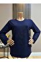 Women's Daisy Patterned Winter Mother Combed Cotton Blouse for Middle Age and Above