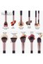 10 Pcs Makeup Brush Set with Zippered Travel Case, Professional Matte Black & Rose Gold Synthetic Bristles Cosmetic Brushes Kit, Soft Face Foundation Powder Blush Eyeshadow Blending Brush Set - 2