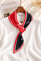 Ata-002 Ataturk Photoed and Signed Turkish Flag Tie / Scarf / Foulard - Black-Red - 7