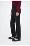 Onlvally Women's Regular Waist Wide Leg Jeans Washed Black - 6
