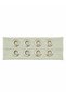 Wide Thick Large Metal Ring Studded 8Pcs Hole Y2K Hair Band Cotton Punk Bandana Pinterest 9-10cm