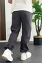 Men's Thick Sweatpants with Stoppers Smoked Edw520 - 3