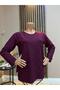 Women's Middle-Aged and Above Stoned Winter Mother Combed Cotton Blouse - 2