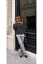 Women's Boat Neck Lace Hem Detailed Knitwear Sweater 8014 - 4