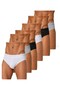65, 66, 67 Men's Modal Belted White Black Gray Slip Underwear 6 Pieces