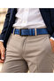 Men's Classic Belt Stylish Textured Leather Look Metal Buckle Belt - 2