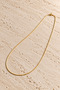 Stainless Steel Thin Snake Chain Necklace - 3