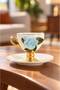 Acar - Cosmia 6-Person Porcelain Coffee Cup Set - 90 ml - 3
