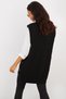 Women's Black Side Buttoned Sleeveless Knitwear Tunic Yvz75 - 5