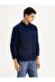 Solid Spread Collar Slim Fit Casual Gömlek - 2