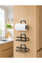 3-Pack Black Adhesive Toilet Paper Roll Holder Uczzdlynpltwcaskisi3-4