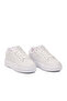White Lace-Up Thick Comfortable Sole Women's Casual Walking Shoes Sneaker 26201 - 4