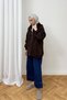 Hooded Shawl-Style Three-Thread Cardigan 93-395 - 3