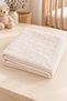 Muslin Baby Blanket 100% Cotton 100X150 cm White – Thin, Soft Textured, Gifted - 6