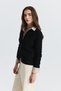 Hair Braid Detailed Knitwear Cardigan - 6