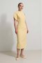 Yellow Midi Dress - 40 - 5