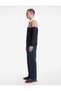 Comfortable Fit Pocketed Cotton Cargo Jean Pants with Drawstring Waist - 2