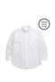 White Long Sleeve Plus Size Men's Shirt - 4