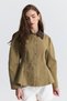 Contrast Collar Jacket with Pencil Detail - 3